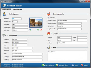 Free Address Book  - náhled