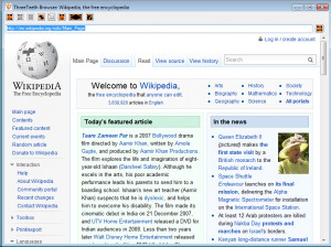 ThreeTeeth Browser - náhled