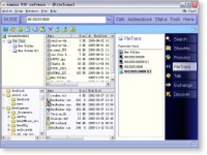Aimini P2P software - náhled