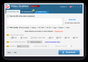 Auslogics Video Grabber - náhled