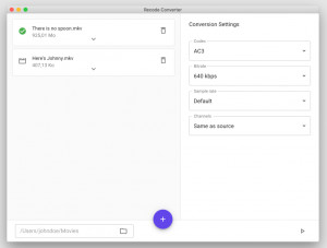 Recode Converter - náhled