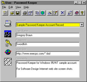 Password Keeper 2000 - náhled