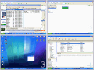 Virtual Desktop Manager (WinXP PowerToy) - náhled