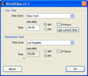 WorldTime - náhled