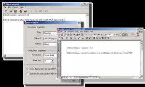 Elfima Notepad  - náhled