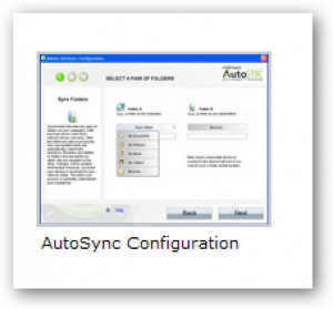 Memeo AutoSync - náhled