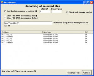 FileOrganiser - náhled