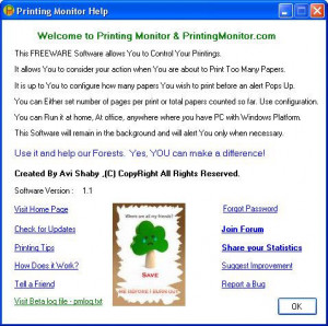 Printing Monitor - náhled