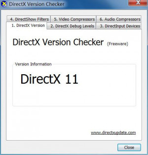 DirectX Version Checker - náhled