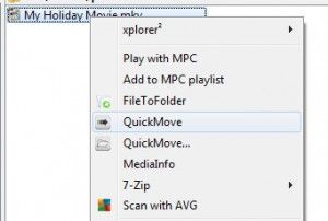 QuickMove - náhled