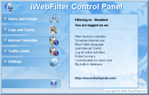 iWebFilter - náhled