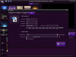 Wondershare Video Editor - náhled