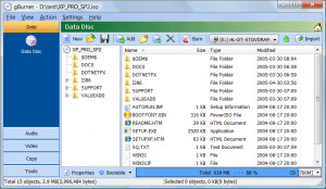gBurner Virtual Drive - náhled