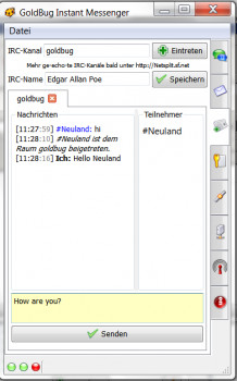 GoldBug Instant Messenger - náhled