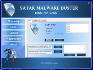 Satak Malware Buster - náhled