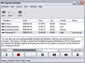 Express Dictate - náhled