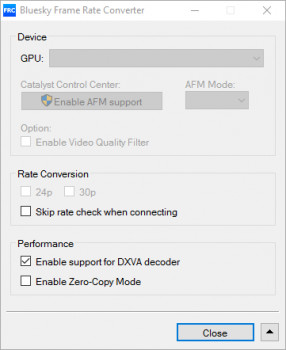 Bluesky Frame Rate Converter - náhled
