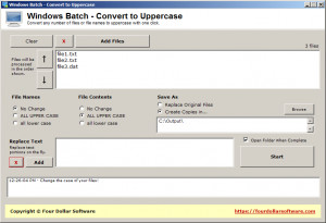 Windows Batch - Convert to Uppercase - náhled