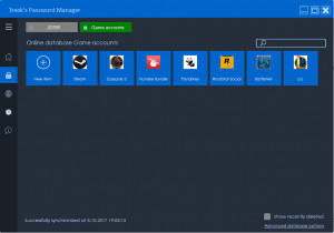 Treek's Password Manager - náhled