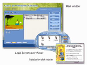 Flash Screensaver Creator - náhled