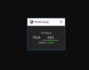 PortCheck - náhled