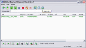ABC  Another Bittorrent Client - náhled