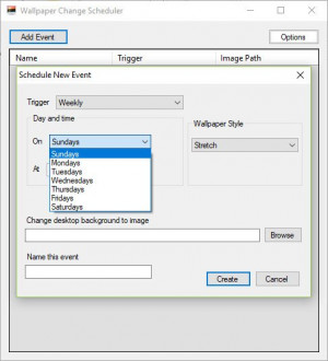 Wallpaper Change Scheduler - náhled