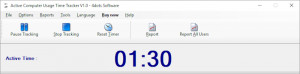 Active Computer Usage Time Tracker - náhled