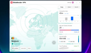 Bitdefender VPN - náhled
