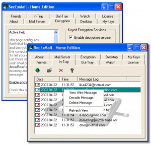 SecExMail Secure Email Encryption - náhled