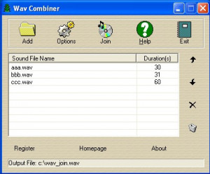 Wav Combiner - náhled