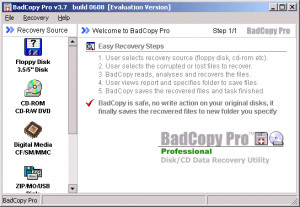 BadCopy Pro - náhled