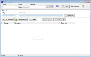 Tasks Manager - náhled