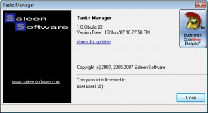 Tasks Manager - náhled