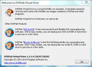 DVDFab Virtual Drive - náhled