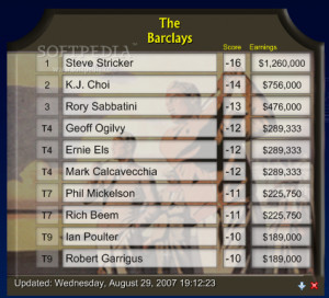 Leaderboard - náhled