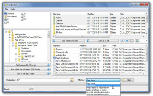 File Bucket - náhled