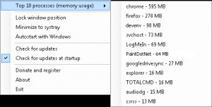 My Memory Monitor - náhled