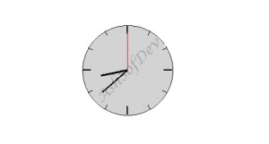 AshSofDev Clock - náhled