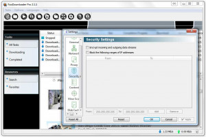 FooDownloader - náhled