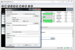 FooDownloader - náhled