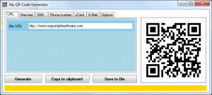 My QR Code Generator - náhled