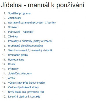 JídelnaSQL Lite - náhled