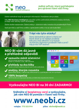 NEO business intelligence - náhled