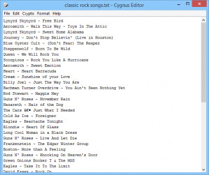 Cygnus Editor - náhled