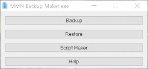 MMN Backup Maker - náhled