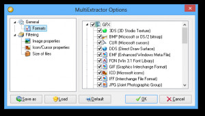 MultiExtractor - náhled