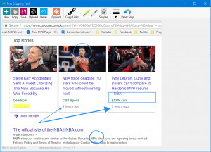 Free Snipping Tool - náhled