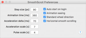 SmoothScroll - náhled