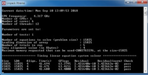 Linpack Xtreme - náhled